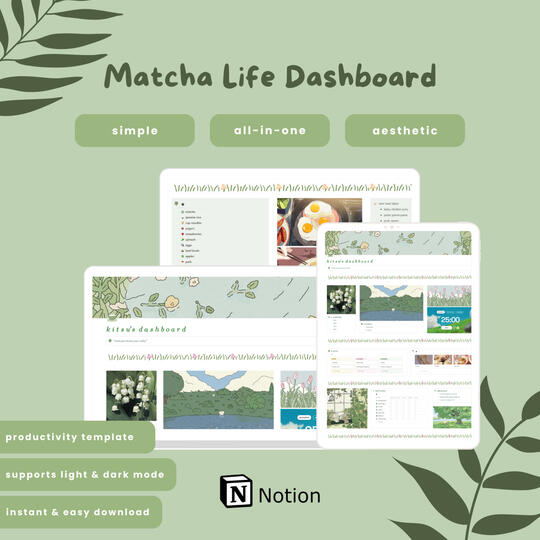gumroad matcha dashboard kitsubon