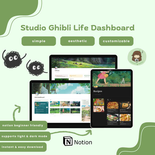 ghiblinotion gumroad kitsubon